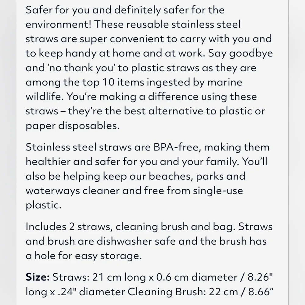 Norwex Straw Set
